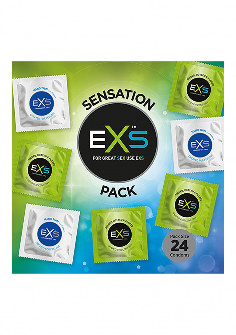 Sensation Pack - 24 condoms